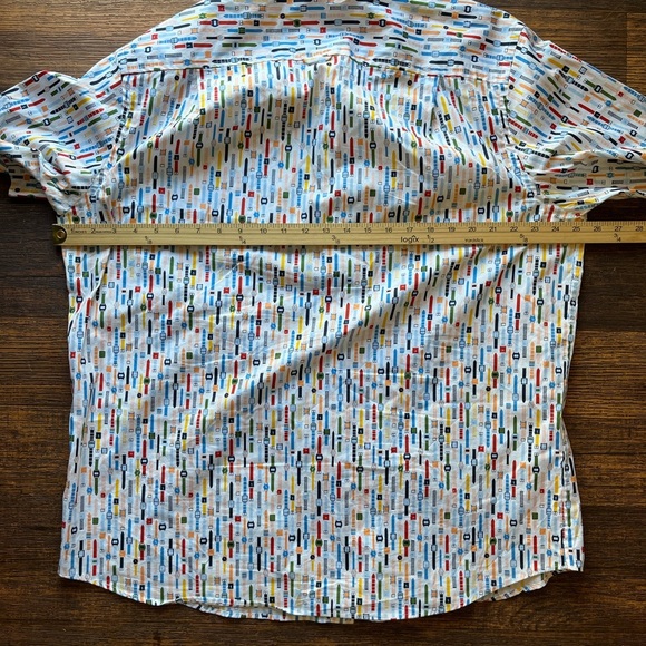 Men's Club Room Shirt Multicolor Watches XL All-Over Street Classic Unique City - Picture 7 of 10